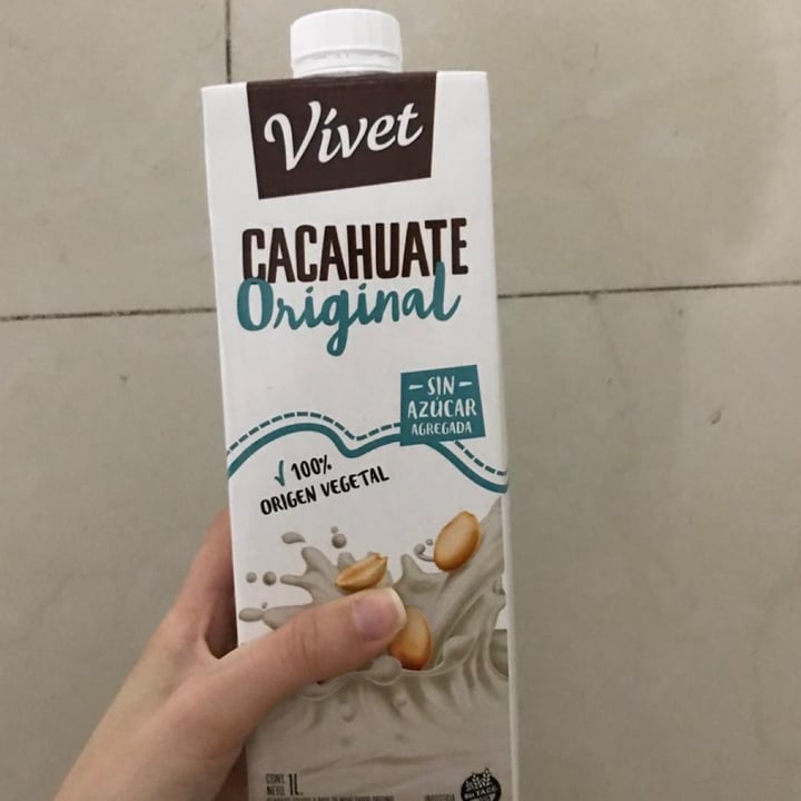 photo of Vívet Leche de Cacahuate sabor Original Sin Azúcar shared by @greencharlie on  01 Feb 2022 - review