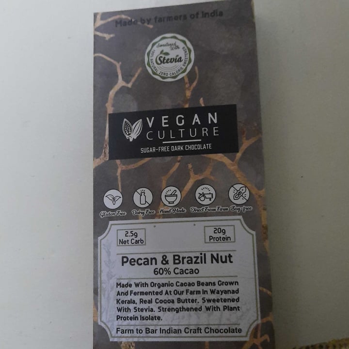 photo of Keto Culture Pecan And Brazil Nut 60% Cacao shared by @harshavaswani on  12 Nov 2020 - review