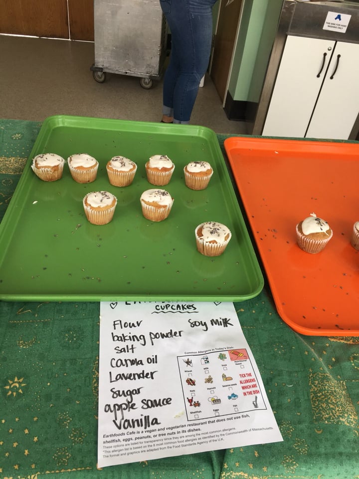 review photo of Earthfoods Cafe Lavender cupcakes shared by @adelesecrest on 27 Feb 2019 - review