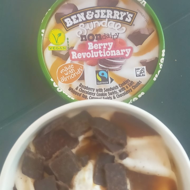 photo of Ben & Jerry's Vegan Berry Revolutionary shared by @noevegan on  09 Sep 2022 - review