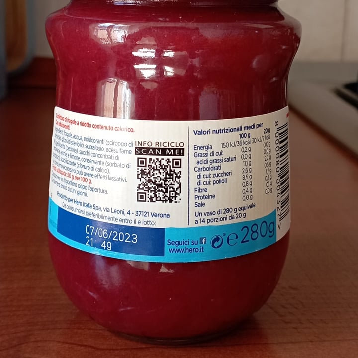 review photo of Hero Light Confettura Di Fragole shared by @camillacespi on 09 Apr 2022 - review