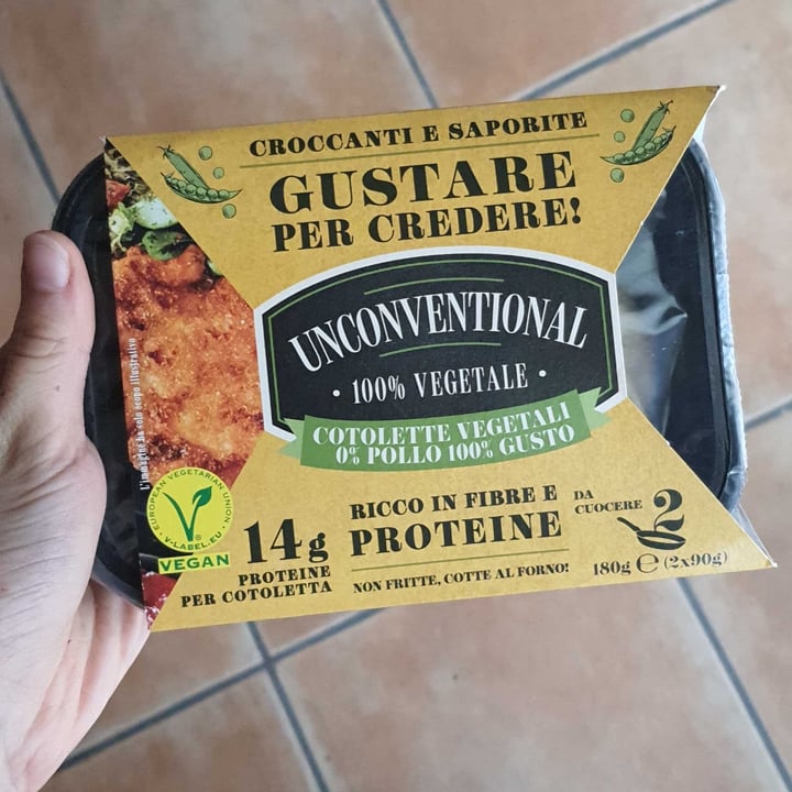 photo of Unconventional Cotolette Vegetali 0% Pollo 100% Gusto shared by @giuliabarchiesi on  09 Dec 2022 - review