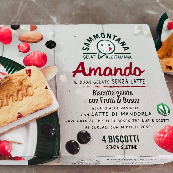 photo of Sammontana Biscotto Gelato Con Frutti Di Bosco shared by @robertacao on  19 May 2022 - review