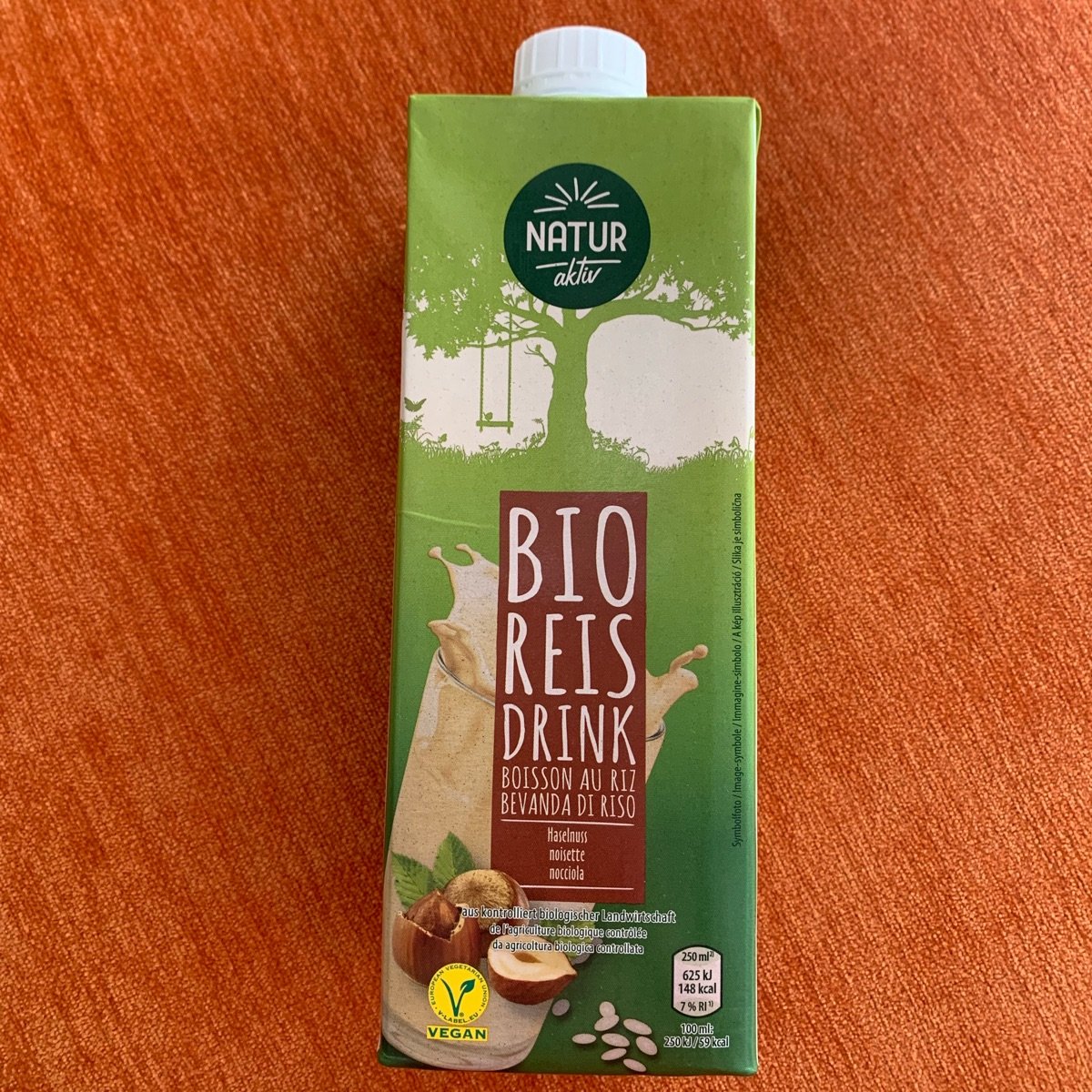 Bio Reis Drink - Haselnuss from Natur Aktiv - Vegan Product Reviews ...