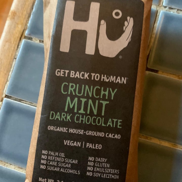 photo of Hu Kitchen Crunchy Mint Dark Chocolate shared by @michkaikai on  27 Jun 2020 - review