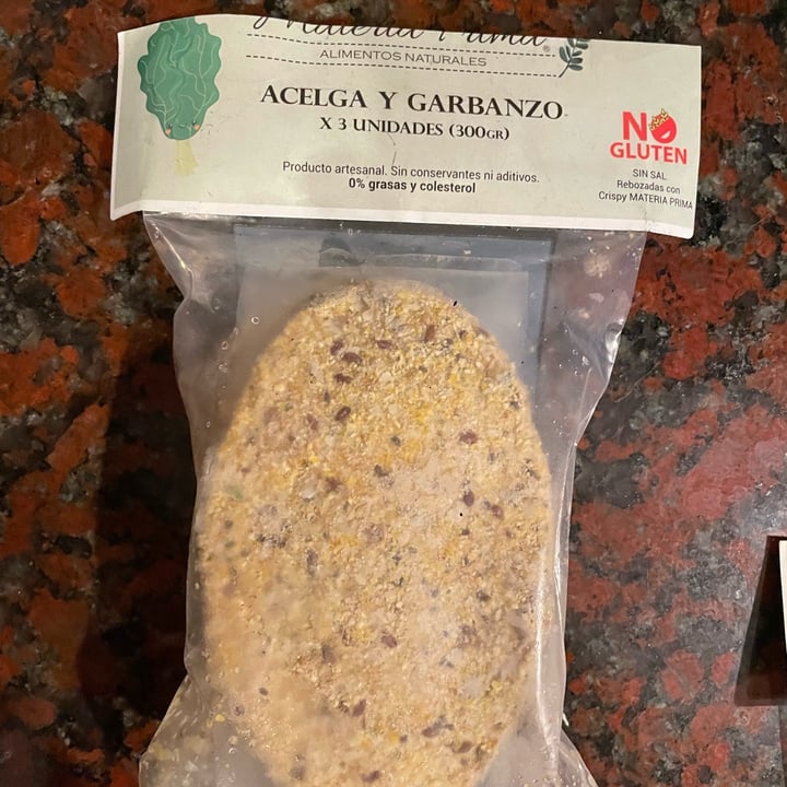 photo of Materia Prima Milanesa De Acelga Y Garbanzos shared by @caroesti on  21 Jul 2022 - review