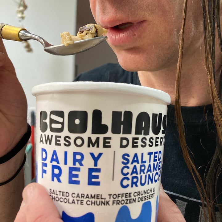 review photo of COOL HAUS Salted Caramel Crunch Frozen Dessert shared by @thrasherbird on 24 Oct 2021 - review