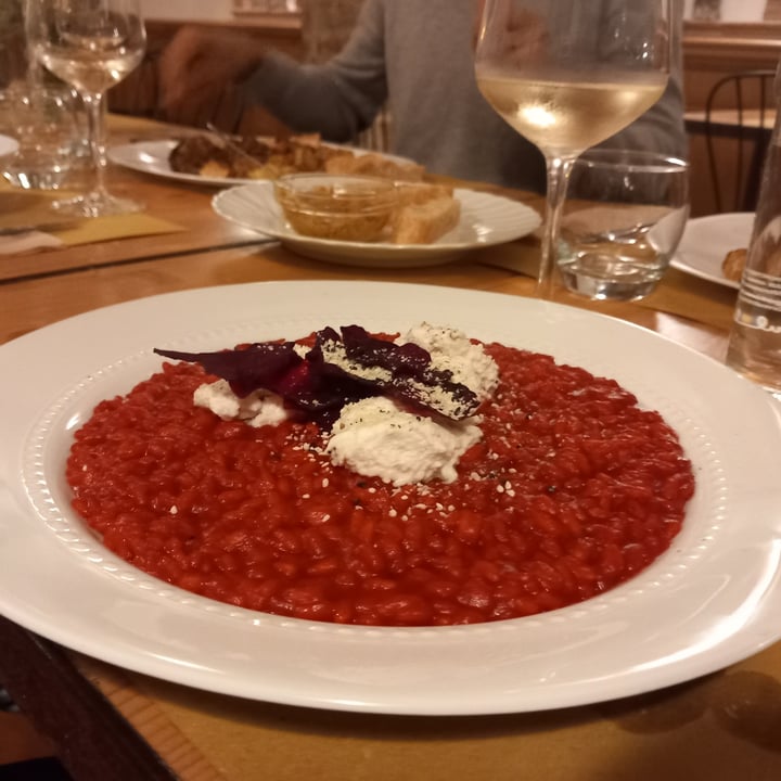 photo of La Fonderia Firenze risotto alla barbabietola shared by @podofede on  02 Oct 2022 - review