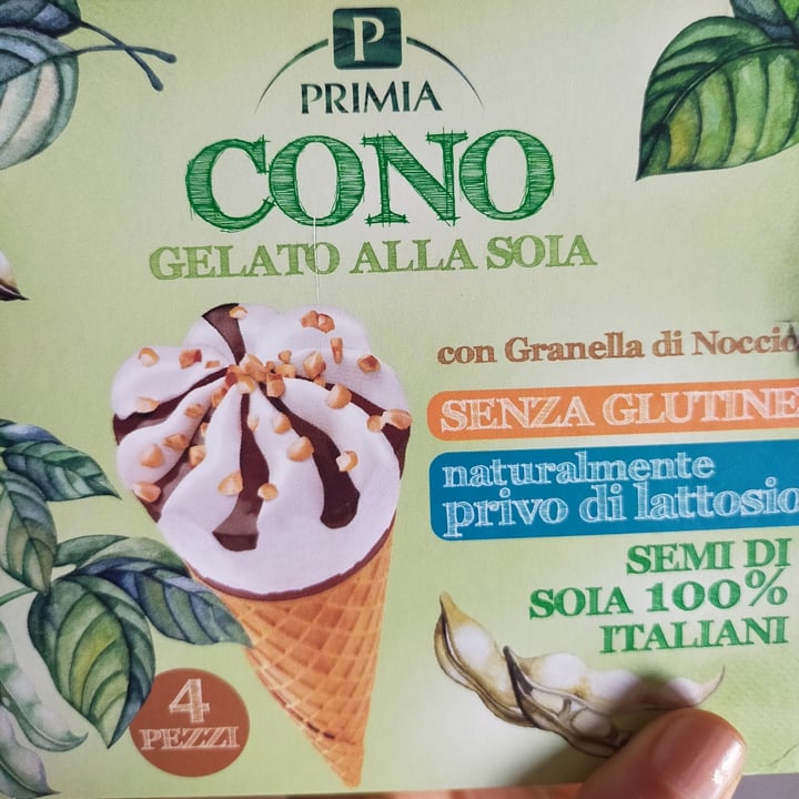 review photo of Primia Cono gelato alla soia con granella di nocciole shared by @elisa789 on 28 Jul 2022 - review