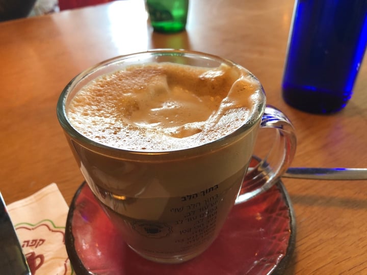 photo of Café Gan Sipur קפוצ׳ינו על סויה shared by @michalbiel on  24 Feb 2020 - review