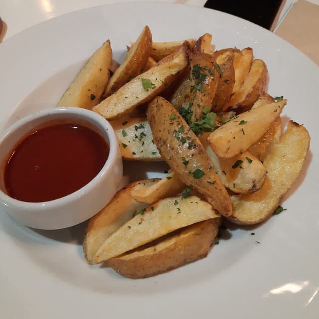 Foto do prato “Papas distintas”