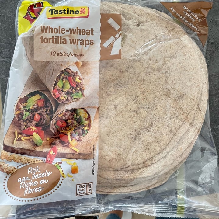 photo of Tastino whole wheat wrap shared by @elenaricci on  04 Jul 2022 - review