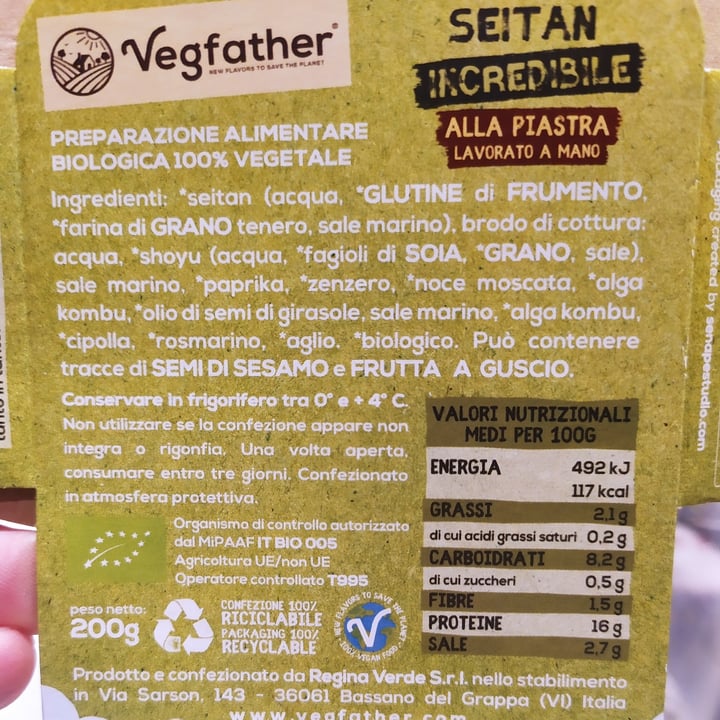 photo of Vegfather Seitan Alla Piastra shared by @dany82 on  29 Mar 2022 - review
