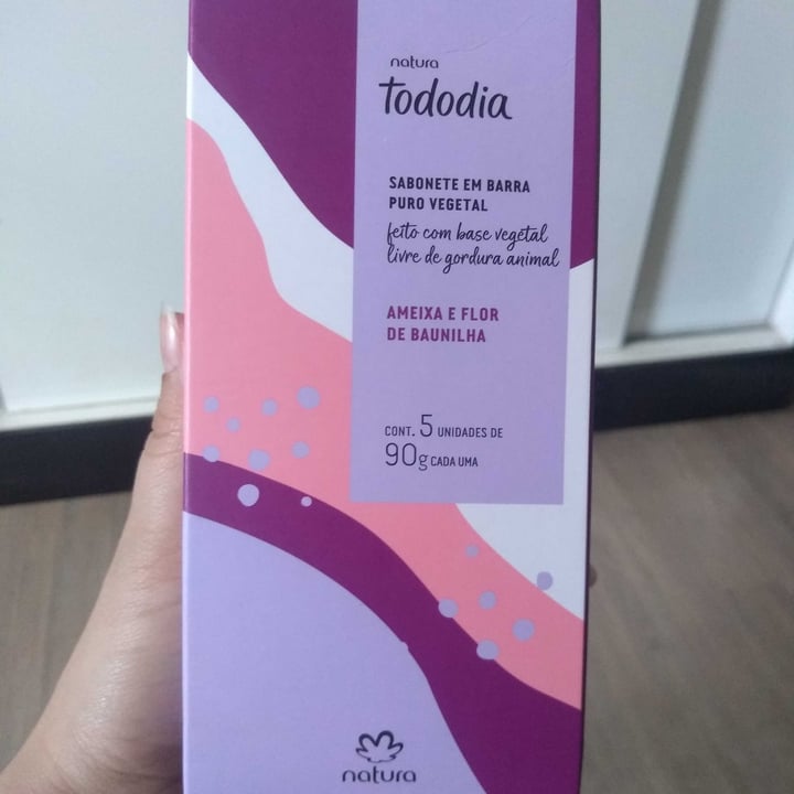 review photo of Natura Sabonete Tododia Ameixa e aflor de Baunilha shared by @priscillacoelho on 30 Oct 2022 - review