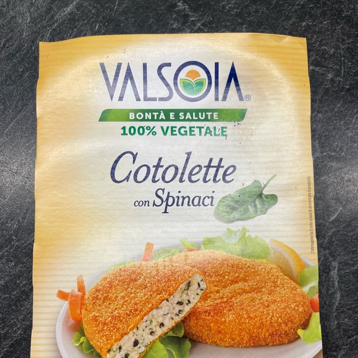 photo of Valsoia Cotolette con spinaci shared by @francescalattanzi on  28 Nov 2022 - review