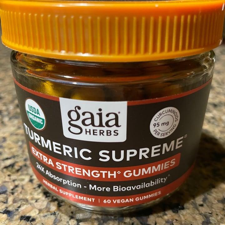 Gaia herbs Turmeric supreme extra strength gummies Review abillion