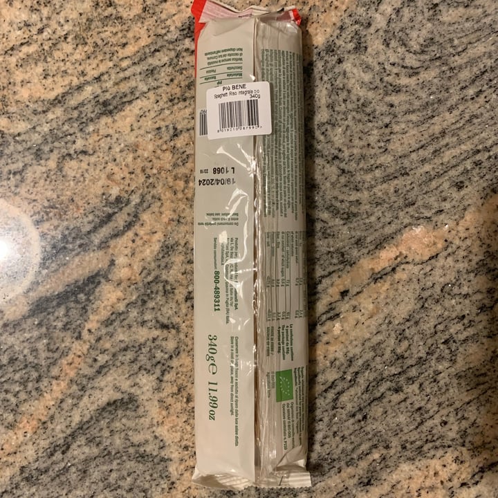 review photo of Piú bene Spaghetti di riso integrale bio shared by @kappacc on 16 Mar 2022 - review