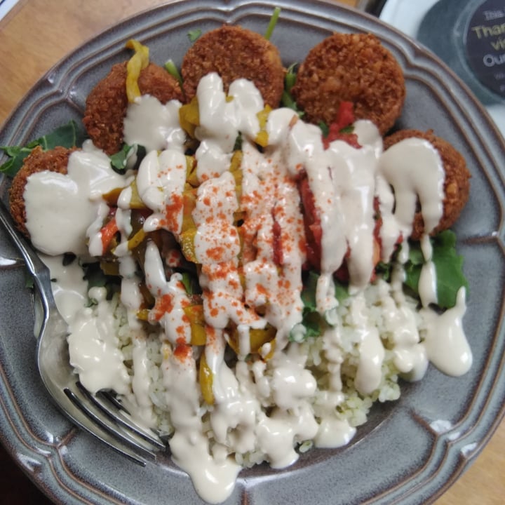 review photo of FALAFEL BROTHERS rice bowl shared by @blacktigerdog on 19 Jun 2020 - review