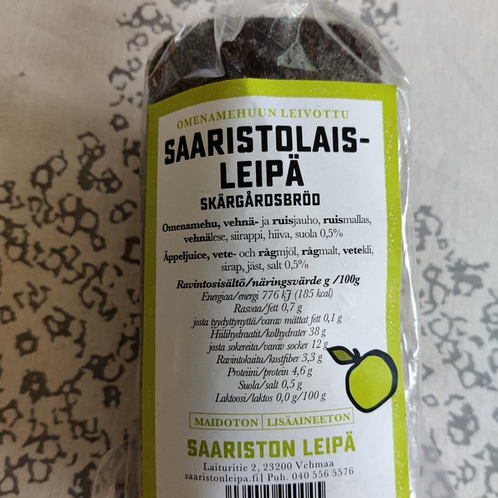 review photo of Saariston leipä Omenamehuun leivottu saaristolaisleipä shared by @kaukahiiri on 28 Dec 2020 - review