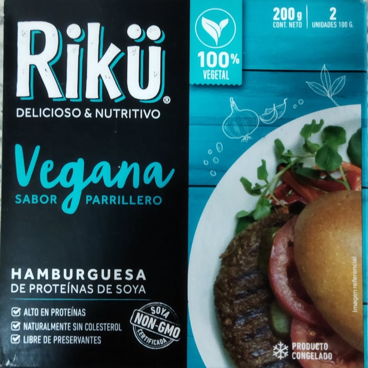 photo of Rikü Hamburguesa De Proteína De Soya shared by @annaismarin on  10 Dec 2021 - review