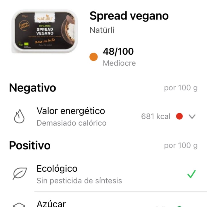 review photo of Naturli' Spread Vegano shared by @training-ground on 25 Sep 2022 - review
