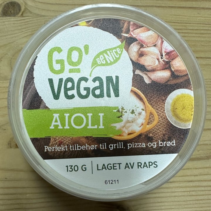 photo of go' vegan Aioli shared by @vanille on  16 Dec 2022 - review