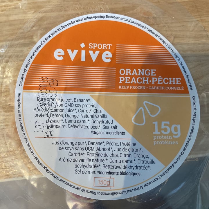 photo of Evive Orange peach shared by @weepyeyeross on  09 Jun 2021 - review