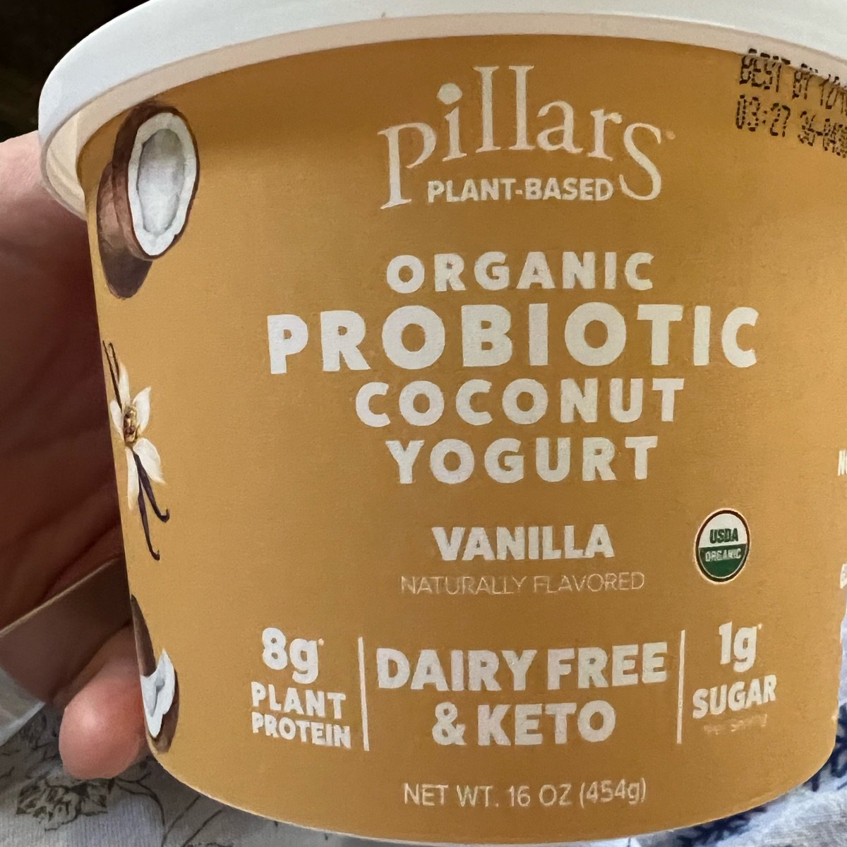 Reseñas de organic coconut yogurt vanilla por Pillars abillion