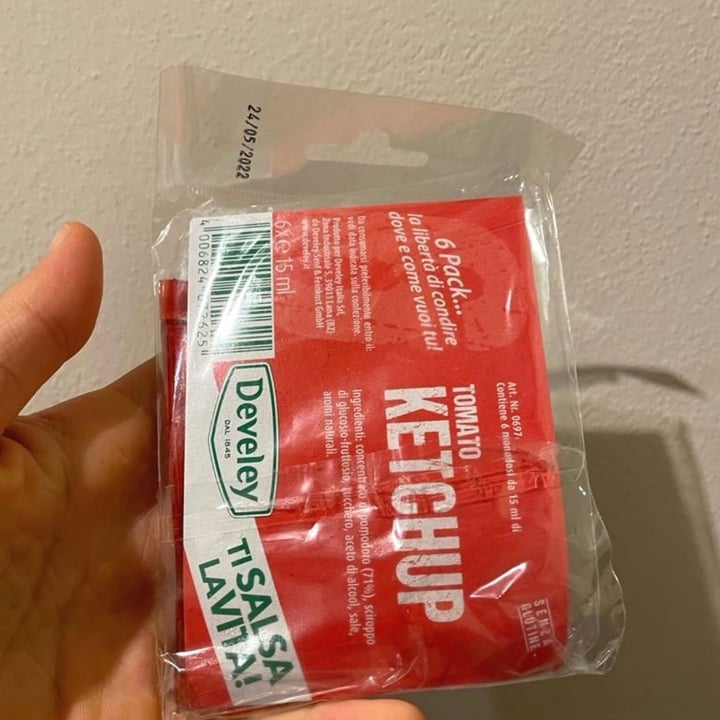 photo of Develey Ketchup Single Sized shared by @mgiallo on  04 Jan 2022 - review