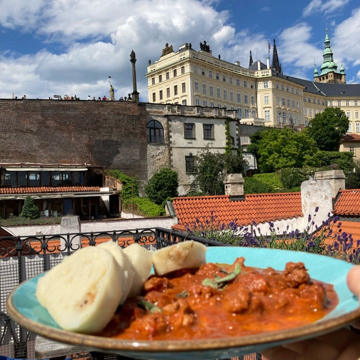 photo of Vegan's Prague goulash with dumplings shared by @chloslo on  03 Jun 2022 - review