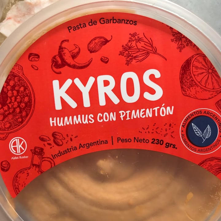 photo of Kyros Hummus con Pimentón shared by @nanuhry on  12 Mar 2021 - review