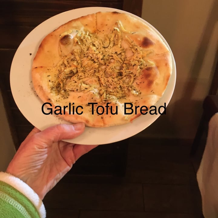 photo of 4 Directions family restaurant Garlic bread with Tofu shared by @gillhibbitt on  13 Feb 2022 - review
