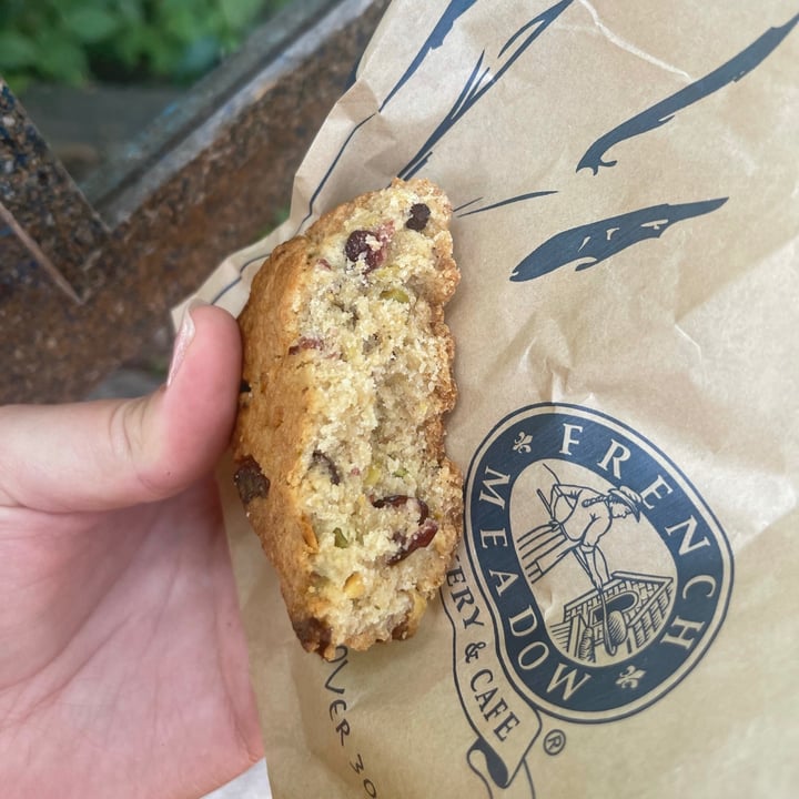 photo of French Meadow Bakery & Café Cranberry Pistachio Scone shared by @elliejeanmcd on  11 Jul 2021 - review