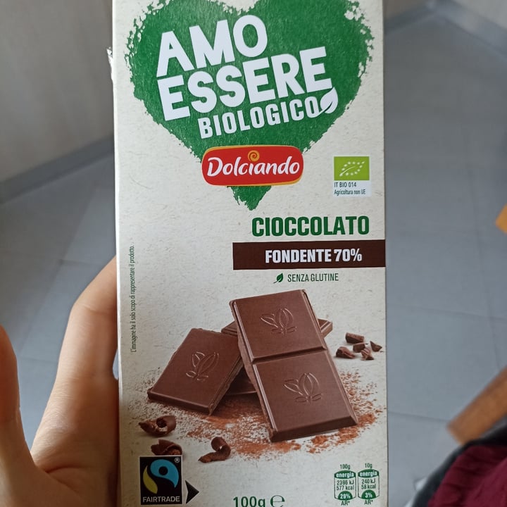 photo of Amo Essere Veg Cioccolato Fondente 70% shared by @sofisti on  25 Mar 2022 - review