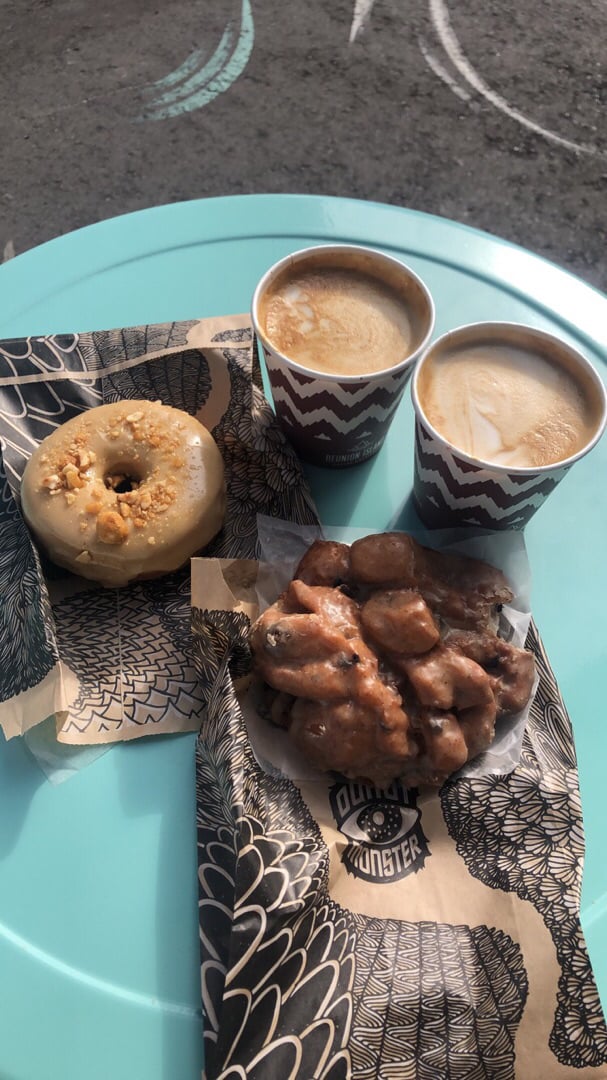 review photo of Donut Monster Root Vegetable Fritter shared by @fruitbowlhalffull on 31 Dec 2019 - review