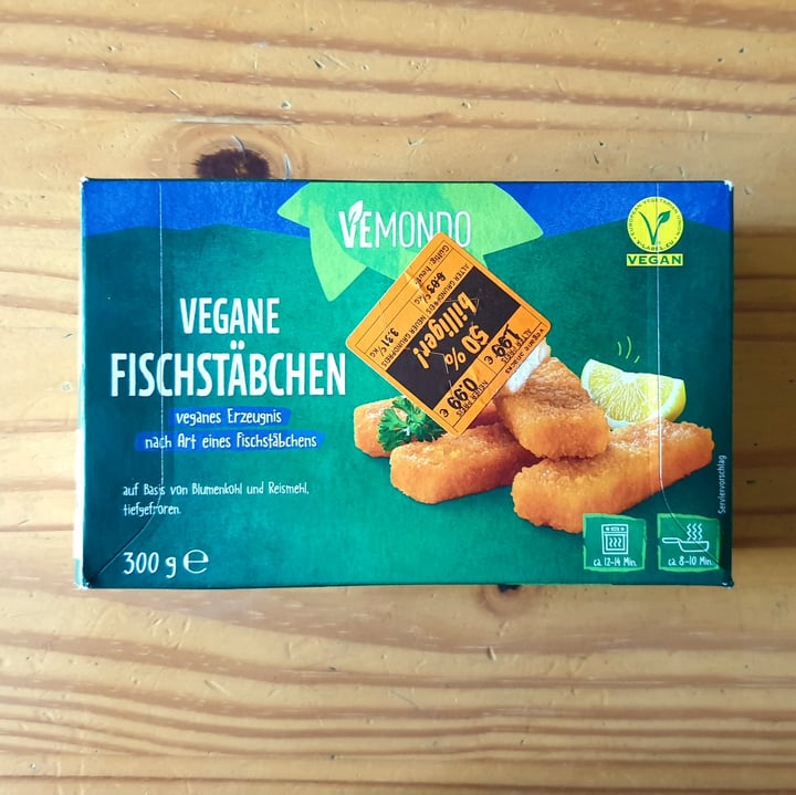 photo of Vemondo Vegane Fischstäbchen shared by @sophonax on  27 Oct 2021 - review