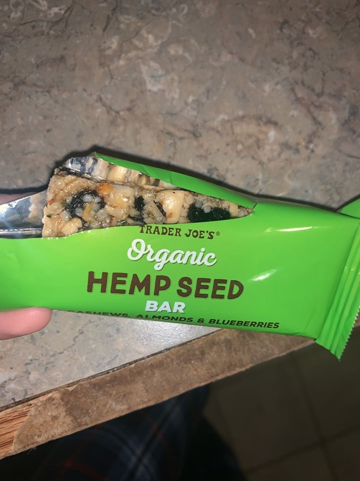 photo of Trader Joe's hemp seed bars shared by @ryleighkrystal on  02 Apr 2020 - review