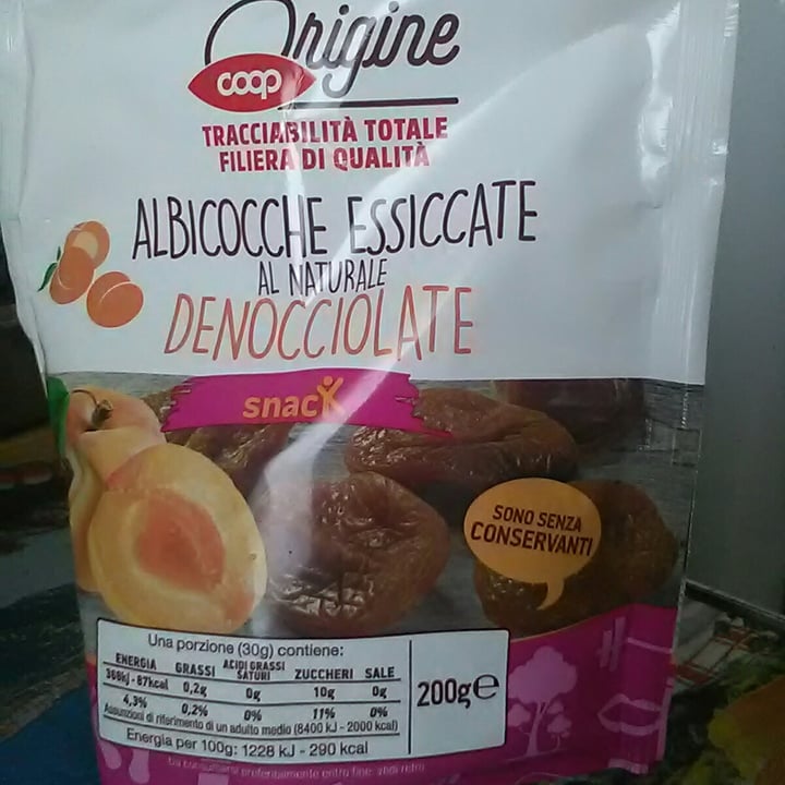 photo of Origine Coop Albicocche essiccate al naturale denocciolate shared by @adefraintigullio on  22 Jun 2022 - review