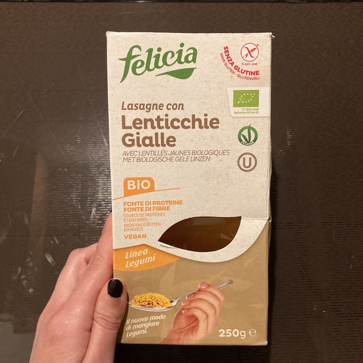 photo of Felicia Lasagne con lenticchie gialle shared by @grace7 on  17 Apr 2021 - review
