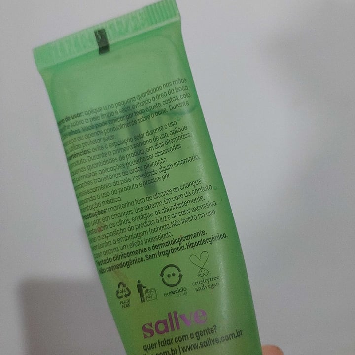 photo of Sallve Serum antiacne shared by @mylenasilva29 on  06 May 2022 - review