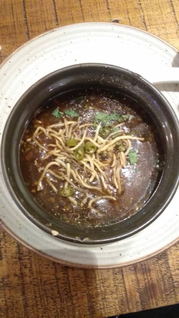 photo of Momo I Am Veg Manchow Soup shared by @abhishekveg on  18 Feb 2020 - review