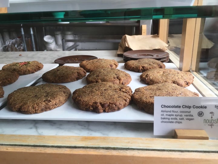 review photo of Nourish Cafe Chocolate chip cookie shared by @christiana on 12 Sep 2018 - review