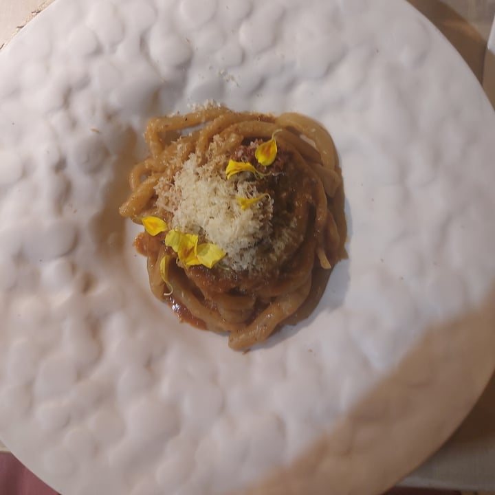 review photo of Essenza Dario E Anna dal 1964 Pici al ragù vegano shared by @valetramo on 20 Aug 2022 - review