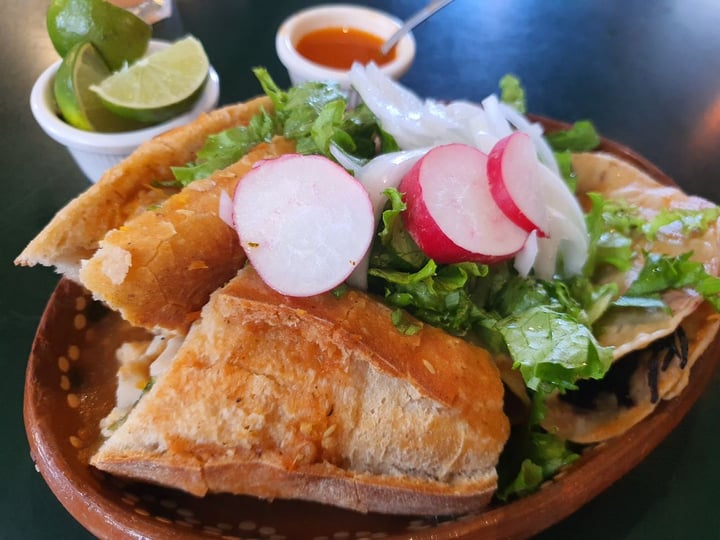 photo of El Vegano Torta ahogada y tacos dorados shared by @steph on  15 Feb 2020 - review