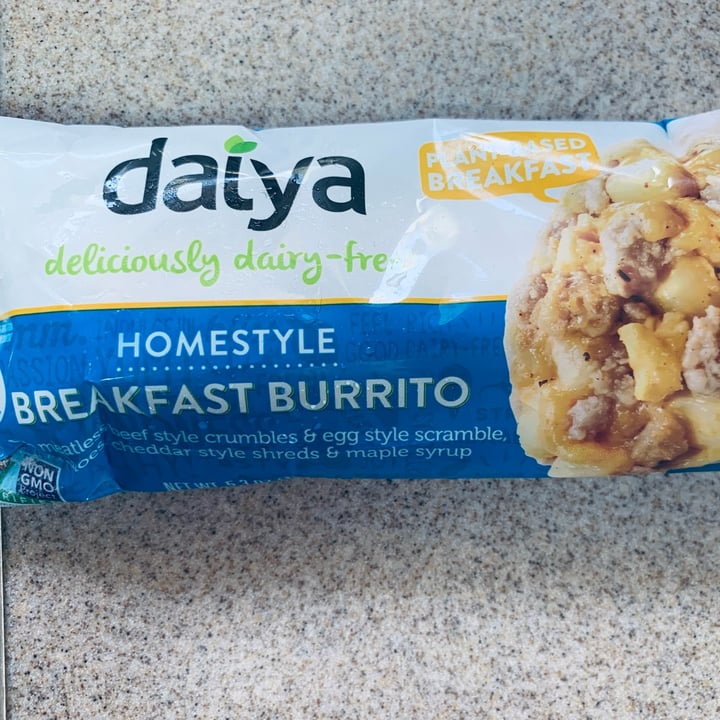 photo of Daiya Homestyle Breakfast Burrito shared by @allhess on  04 Jul 2022 - review