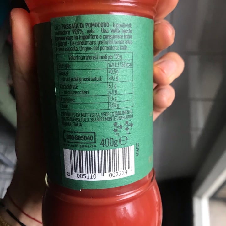 photo of Mutti Salsa de tomate shared by @carmelau on  22 Jan 2021 - review