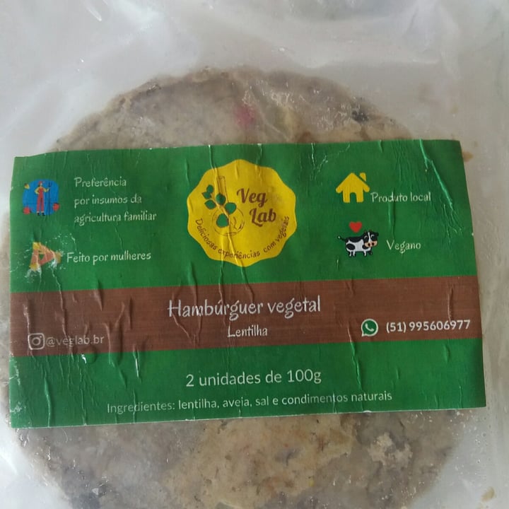 photo of Veg Lab hamburguer vegetal shared by @tamiscarneiro on  31 Jan 2023 - review
