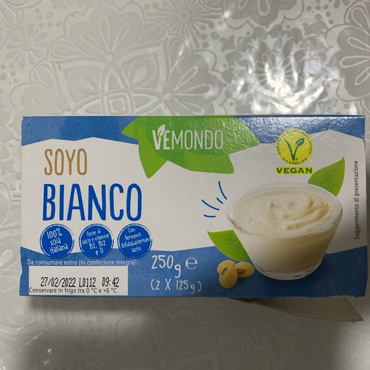 photo of Vemondo Soya bianco yogurt shared by @beatricepaolo on  31 Jan 2022 - review