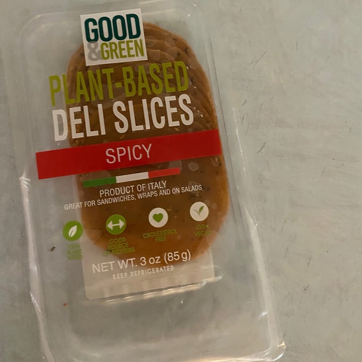review photo of Good & Green Plant Based Deli Slices Spicy shared by @daviesrm on 03 Jun 2020 - review