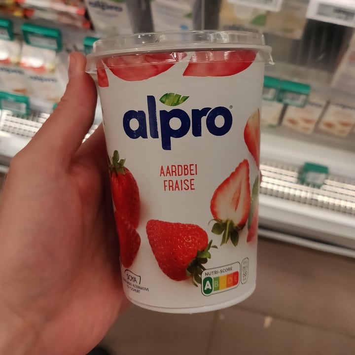 photo of Alpro Strawberry Yogurt shared by @primate on  10 Jun 2021 - review